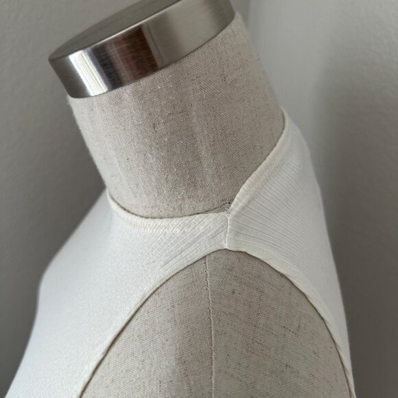 Reformation White Ribbed Tank Top - Picture 6 of 10